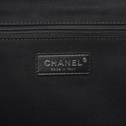 Chanel Canvas Pearl Medium Deauville Tote Black 6 of 11