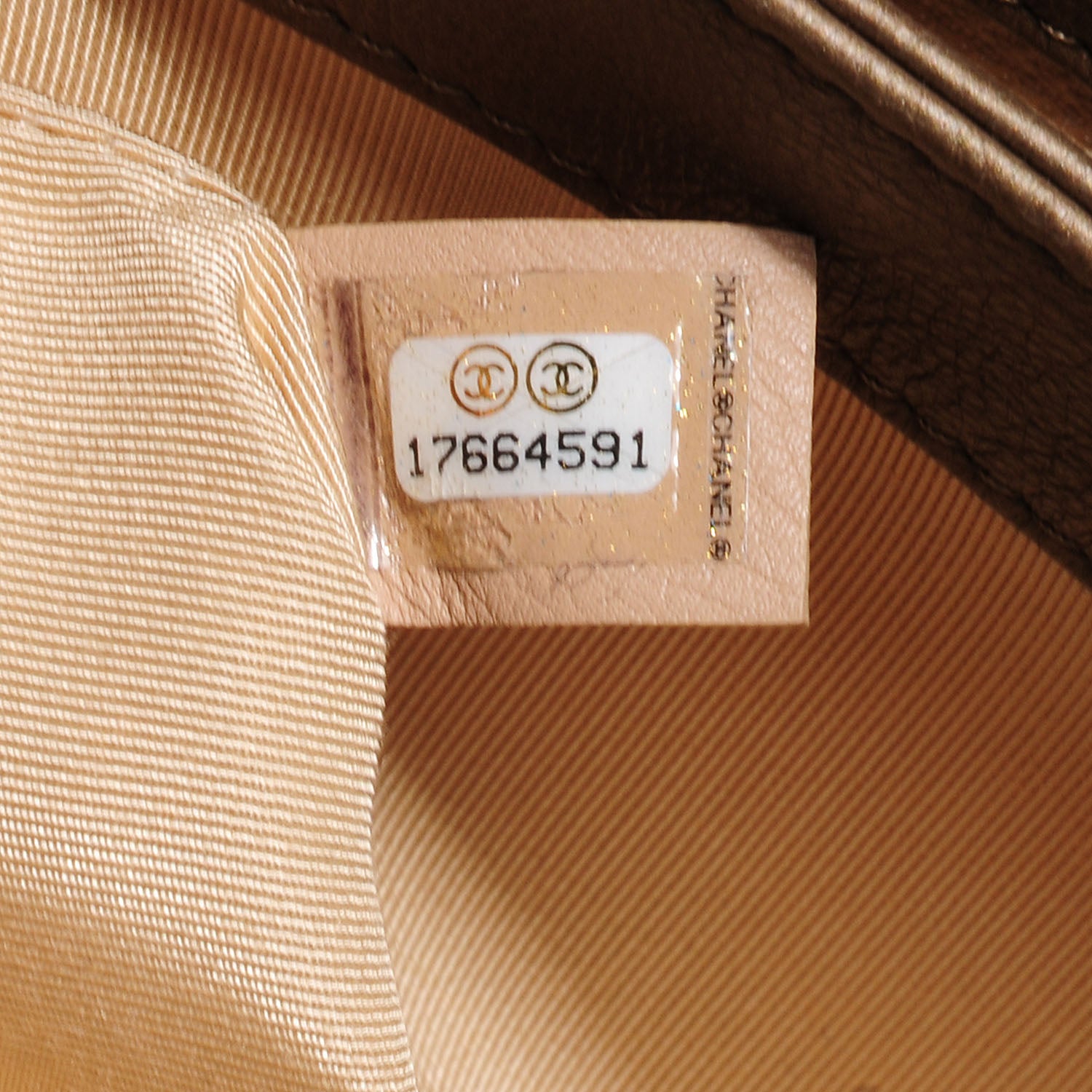 Chanel Calfskin Medium Crown Flap Gold 9 of 9
