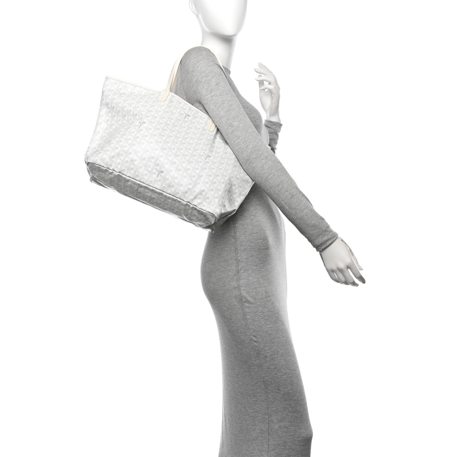 Goyard Goyardine Saint Louis PM White 2 of 11