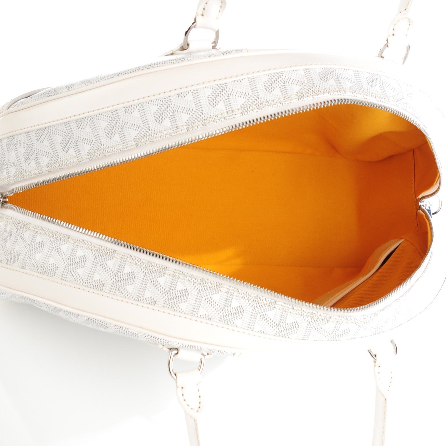Goyard Goyardine Saint Jeanne GM Bowler White 5 of 8