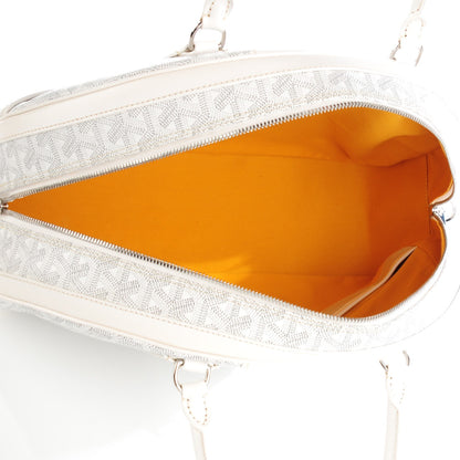 Goyard Goyardine Saint Jeanne GM Bowler White 5 of 8