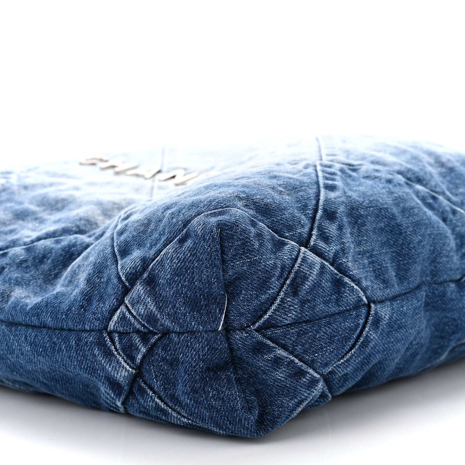 Chanel Denim Quilted Small Chanel 22 Blue 11 of 12