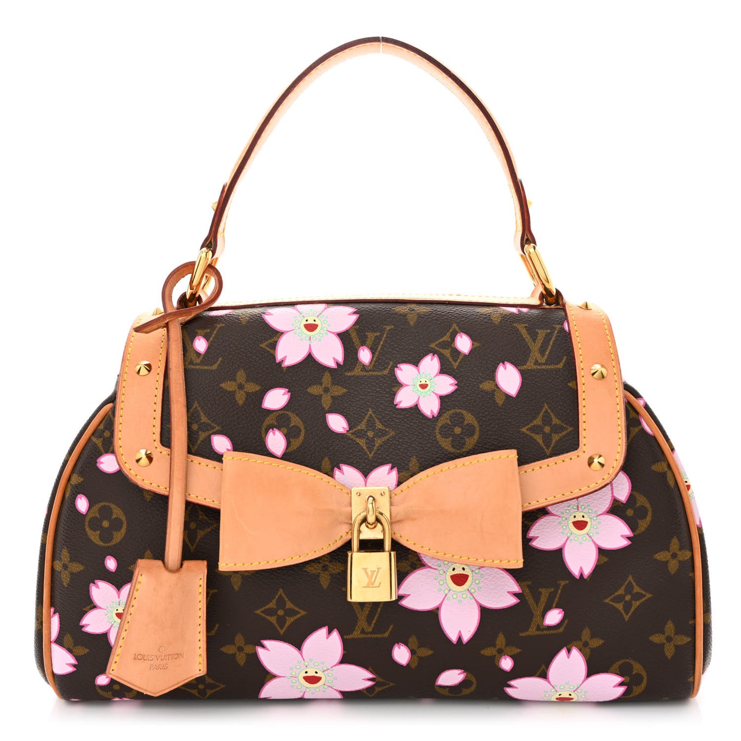 Monogram Cherry Blossom Sac Retro Bag Brown