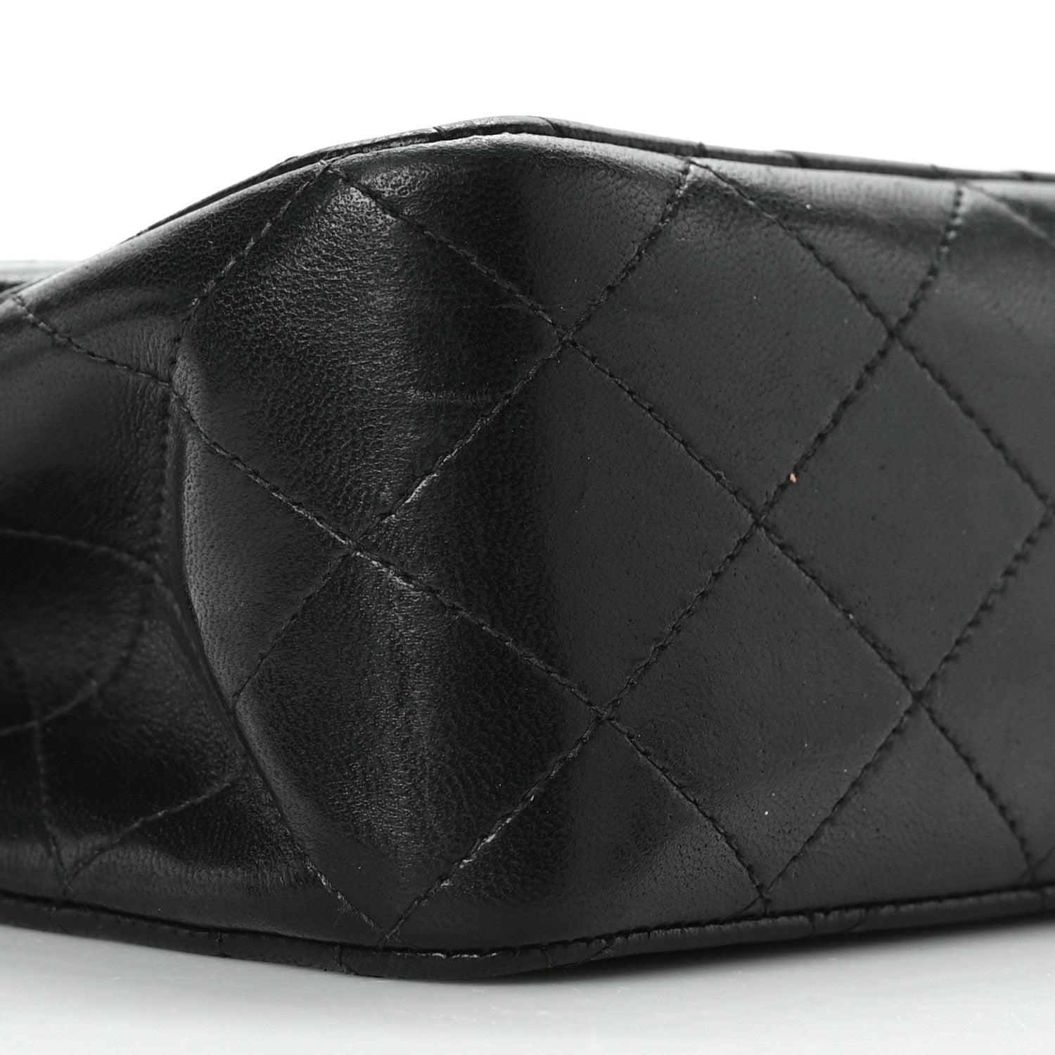 Chanel Lambskin Quilted Medium Double Flap Black 19 of 20