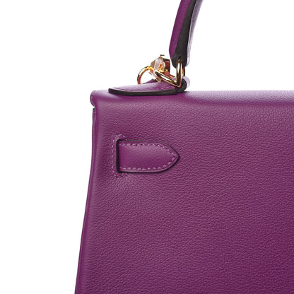 Hermes Evercolor Kelly Retourne 28 Anemone 11 of 40