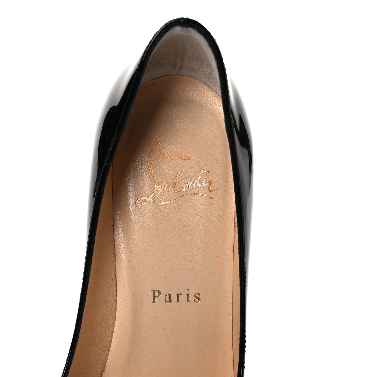 Christian Louboutin Patent Lady Gena 85 Pumps 36 Black 14 of 16