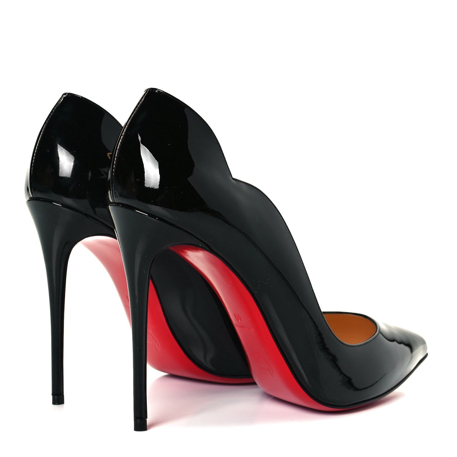 Christian Louboutin Patent Hot Chick 100 Pumps 40 Black 4 of 11
