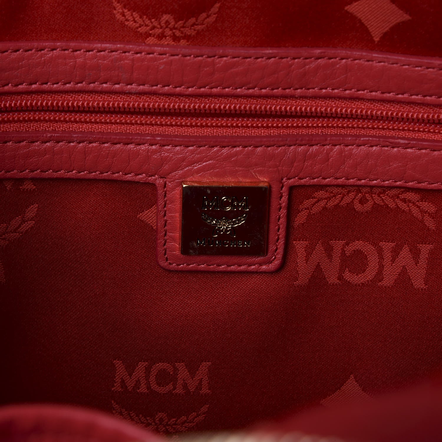 MCM Visetos Studded Small Stark Backpack Corail 7 of 8