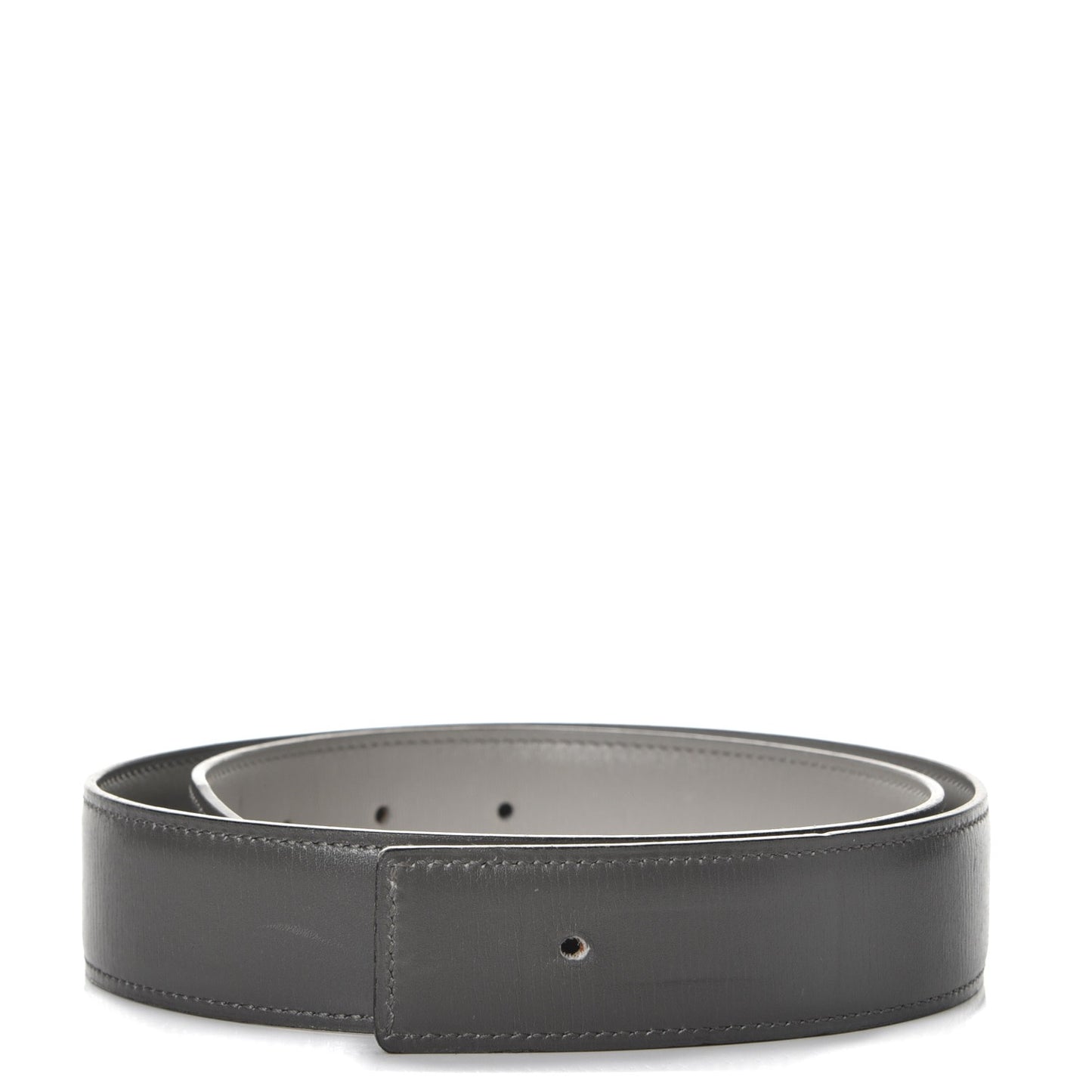 Box Reversible 32mm Belt Strap 70 Graphite Gris Perle
