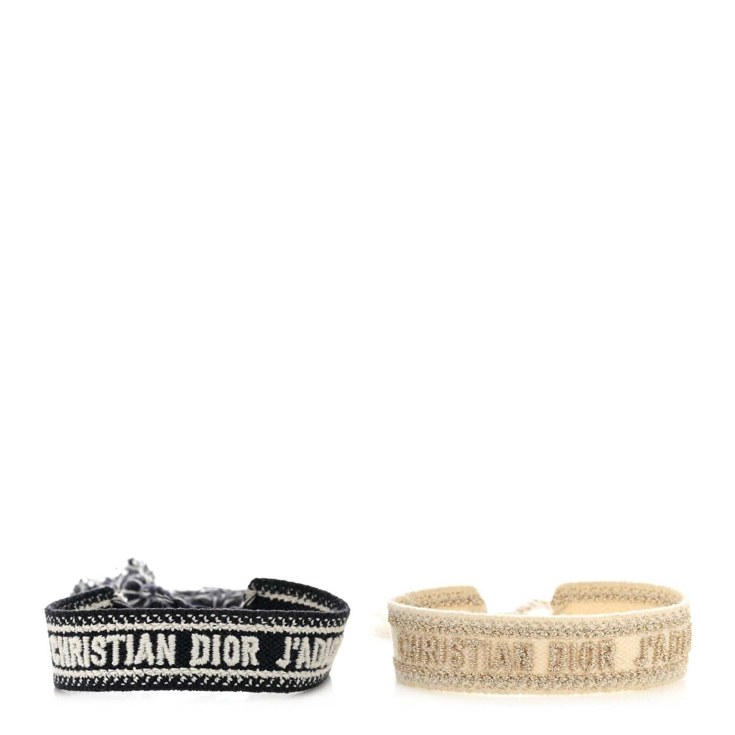 Christian Dior Woven Cotton J'Adior Friendship Bracelet Set