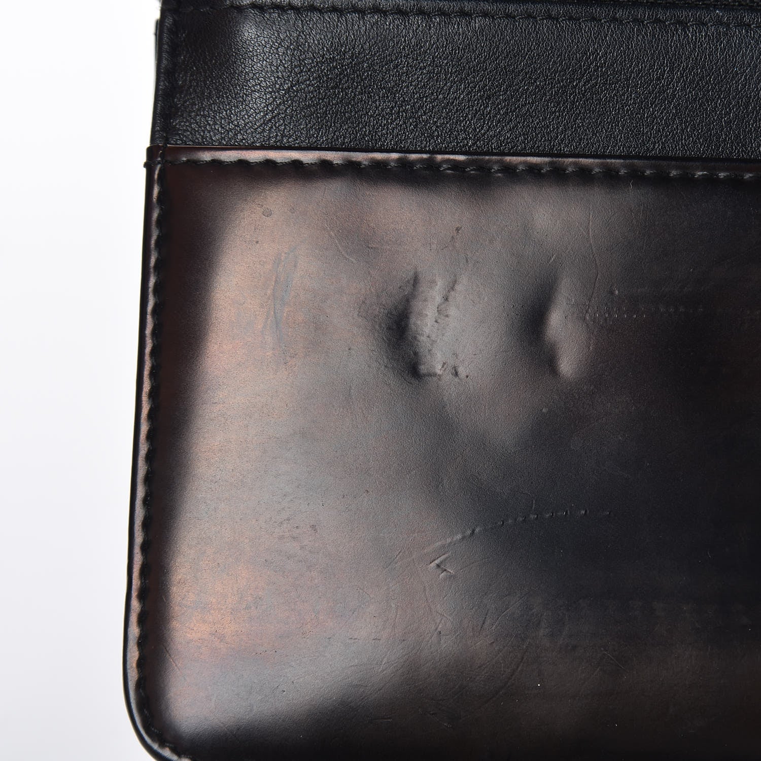 Chanel Glazed Calfskin Boy Wallet On Chain WOC Black 12 of 18