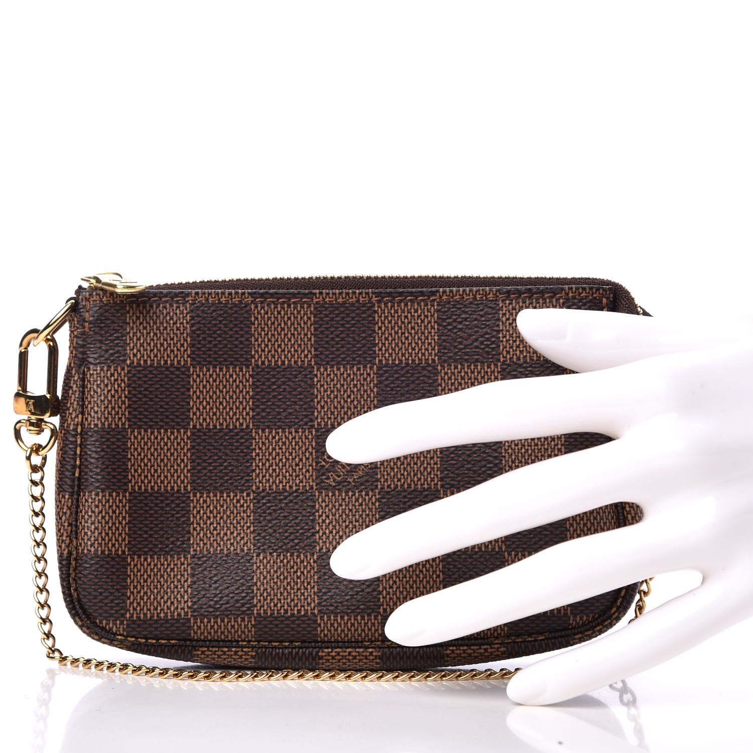 Louis Vuitton Damier Ebene Mini Pochette Accessories 2 of 8
