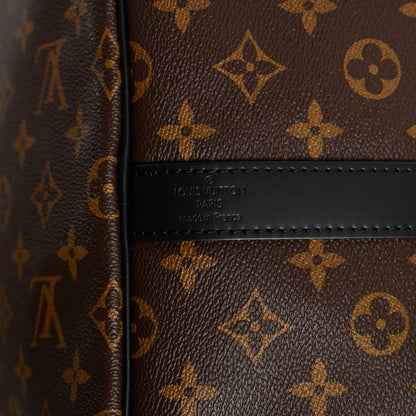 Louis Vuitton Monogram Macassar Keepall Bandouliere 55 5 of 8