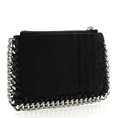 Stella McCartney Shaggy Deer Falabella Zip Card Holder Black 3 of 7