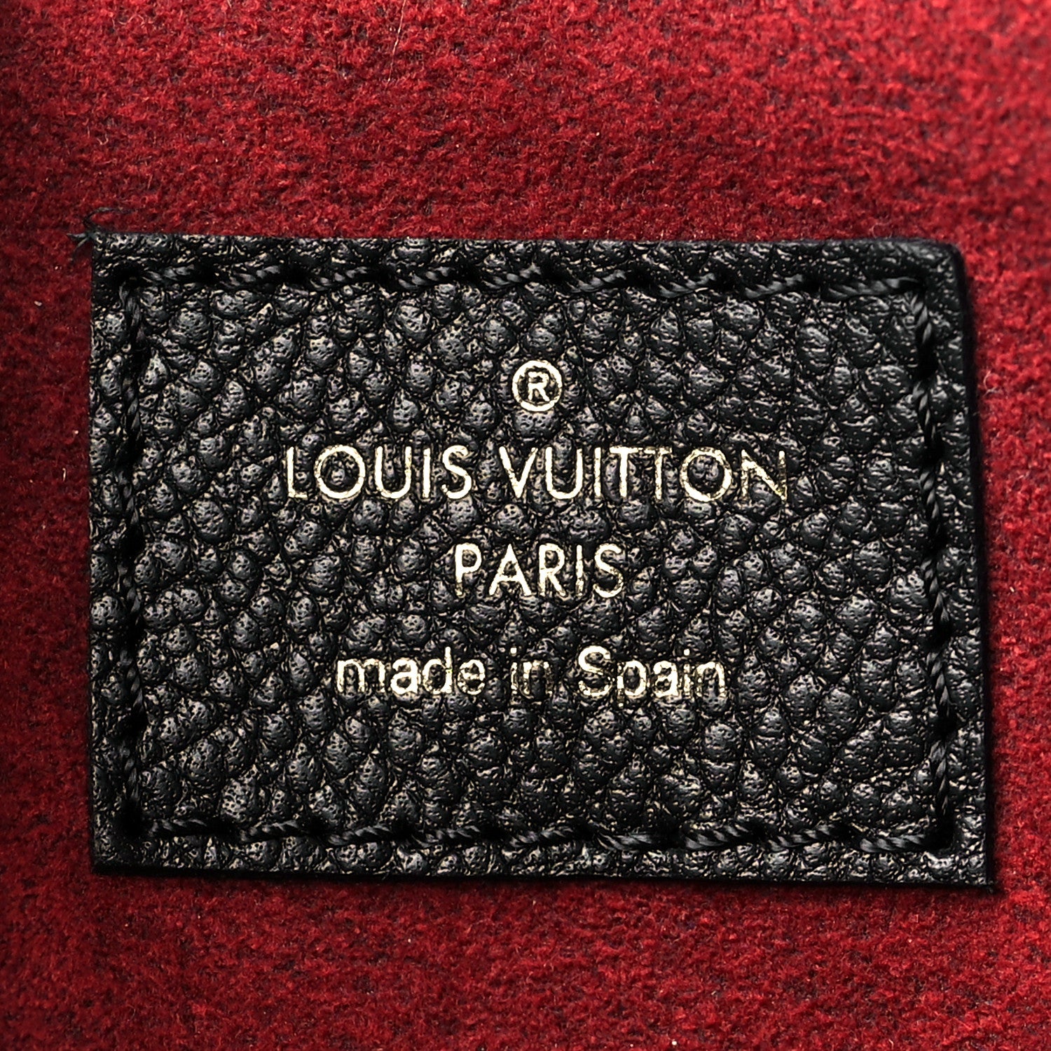 Louis Vuitton Empreinte Monogram Giant Petit Palais Black 6 of 9