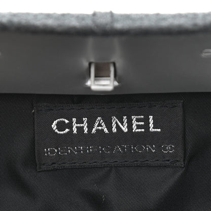 Chanel Felt Millennium 2005 Hard Case Crossbody Bag Grey 6 of 12