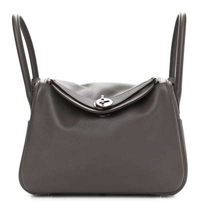 Hermes Taurillon Clemence Lindy 26 Etain 1 of 11
