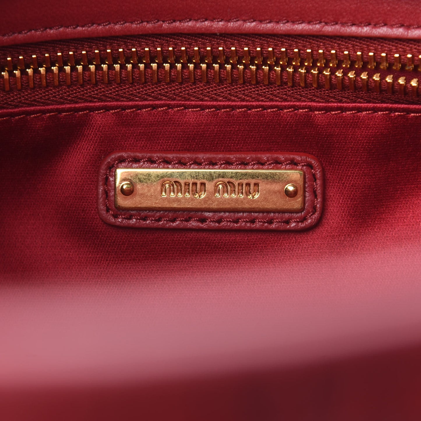 Nappa Matelasse Tote Rosso