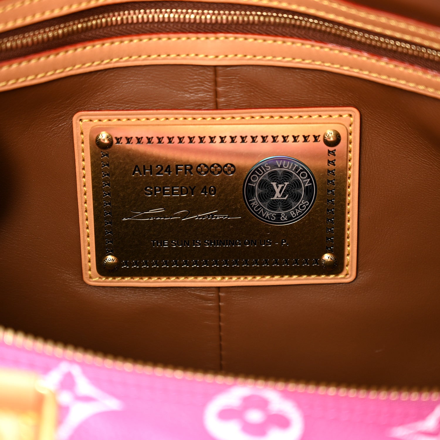 Louis Vuitton Calfskin Monogram Speedy P9 Bandouliere 40 Agate 6 of 9