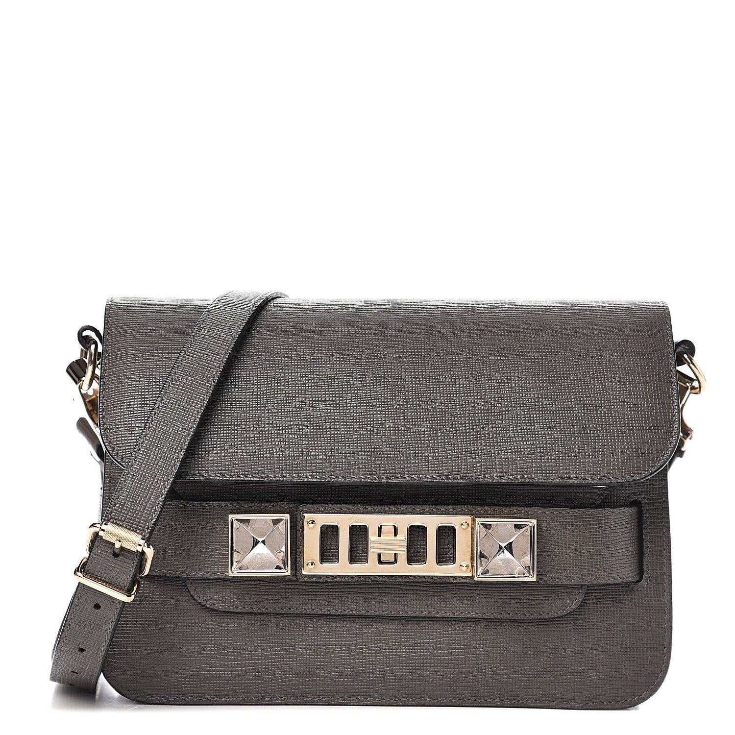 Proenza Schouler New Linosa Mini PS11 Classic Shoulder Bag Heather Grey 1 of 9