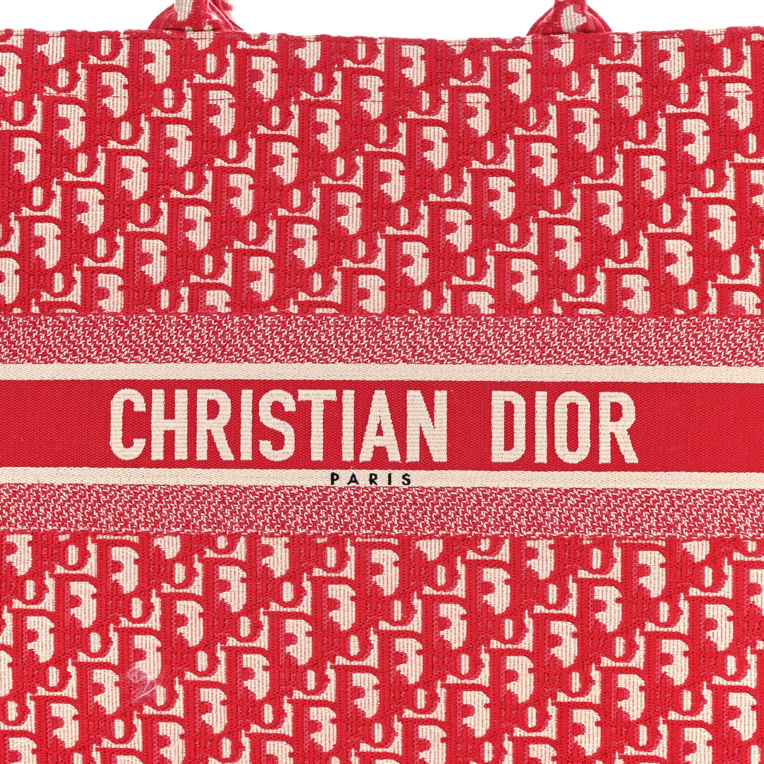Christian Dior Oblique Book Tote Raspberry 8 of 11