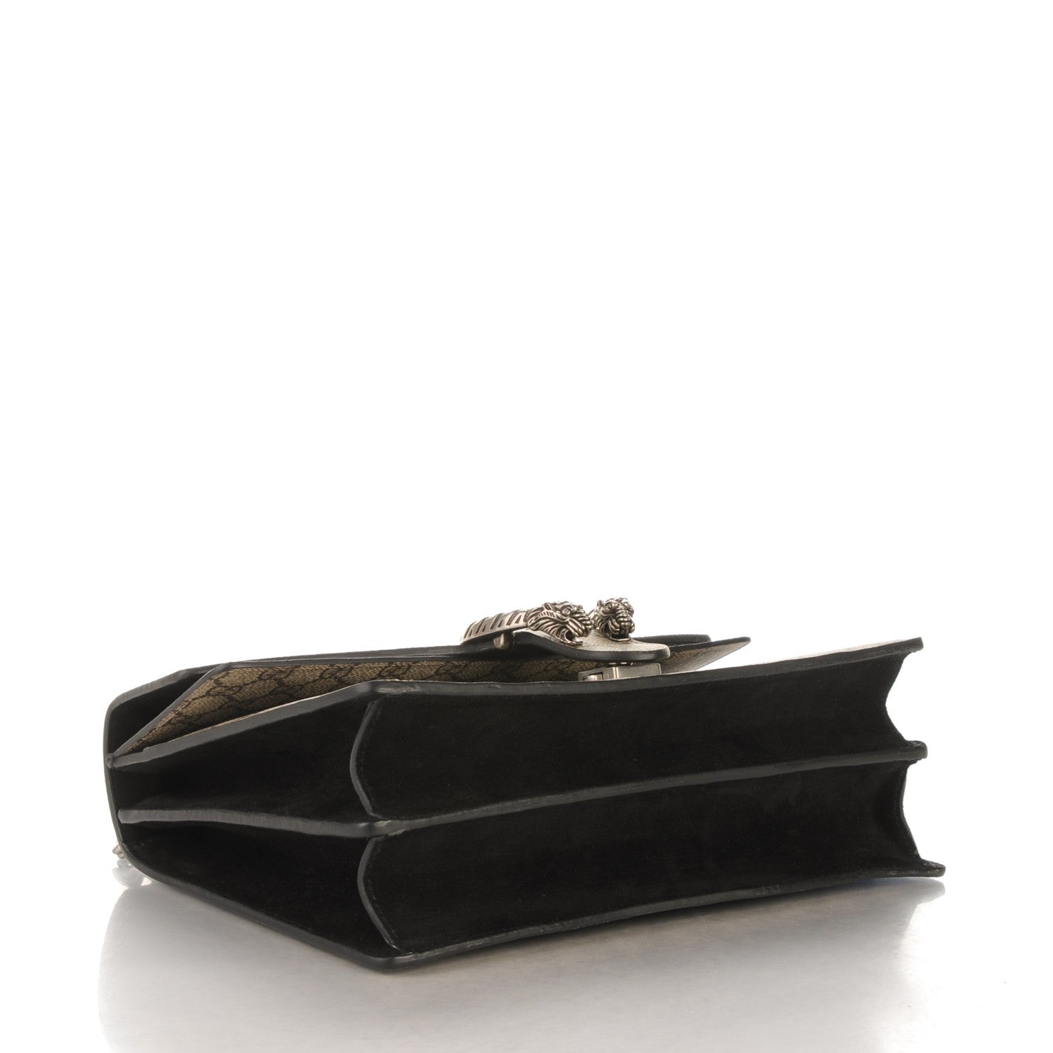 Gucci GG Supreme Monogram Medium Dionysus Shoulder Bag Black 4 of 8