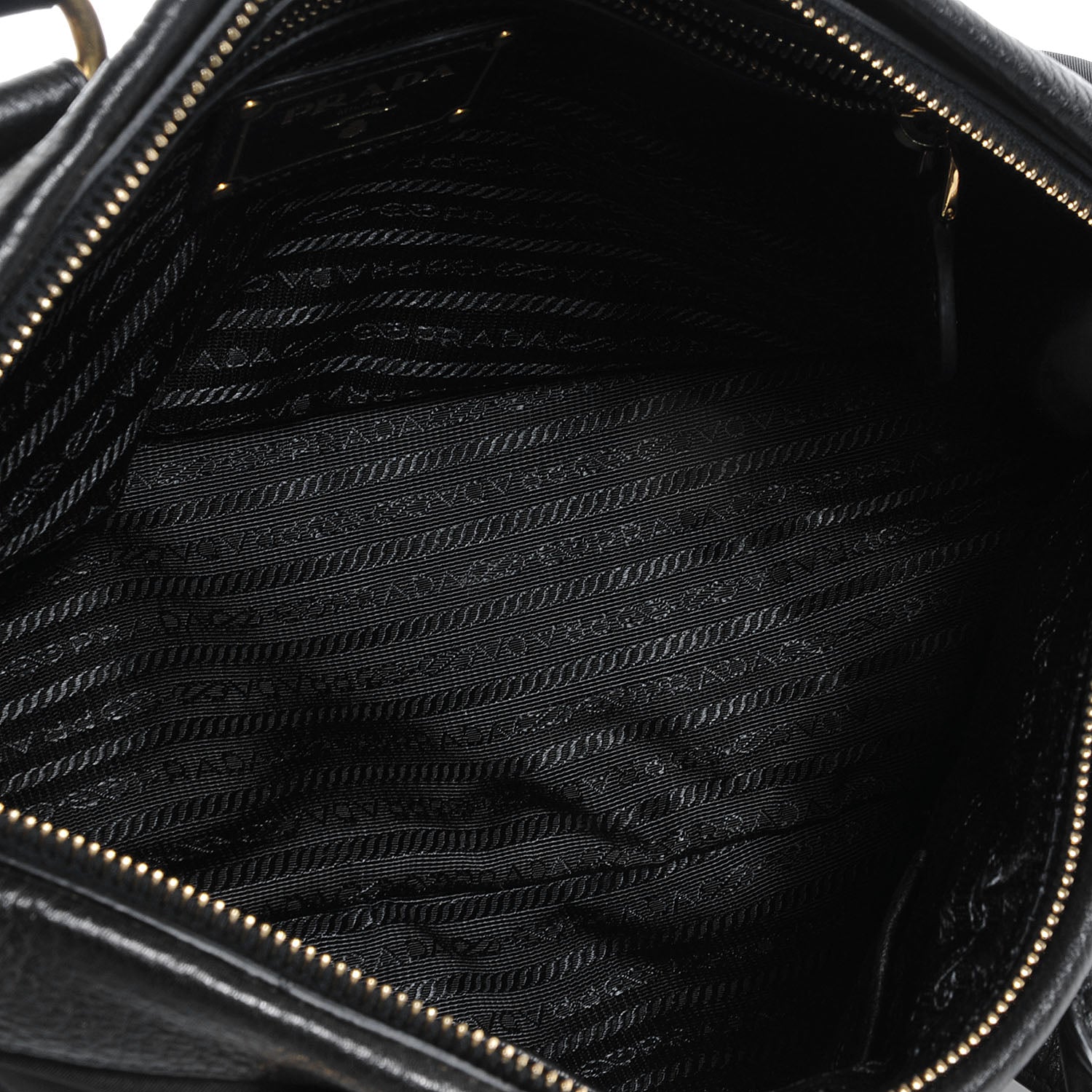 Prada Tessuto Nylon Shopping Satchel Black 5 of 9
