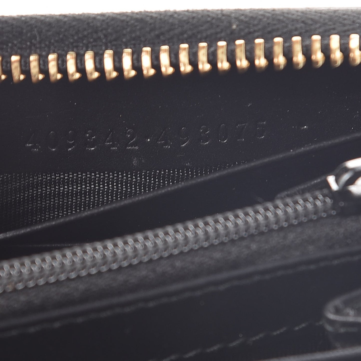 Guccissima Icon Zip Around Wallet Black