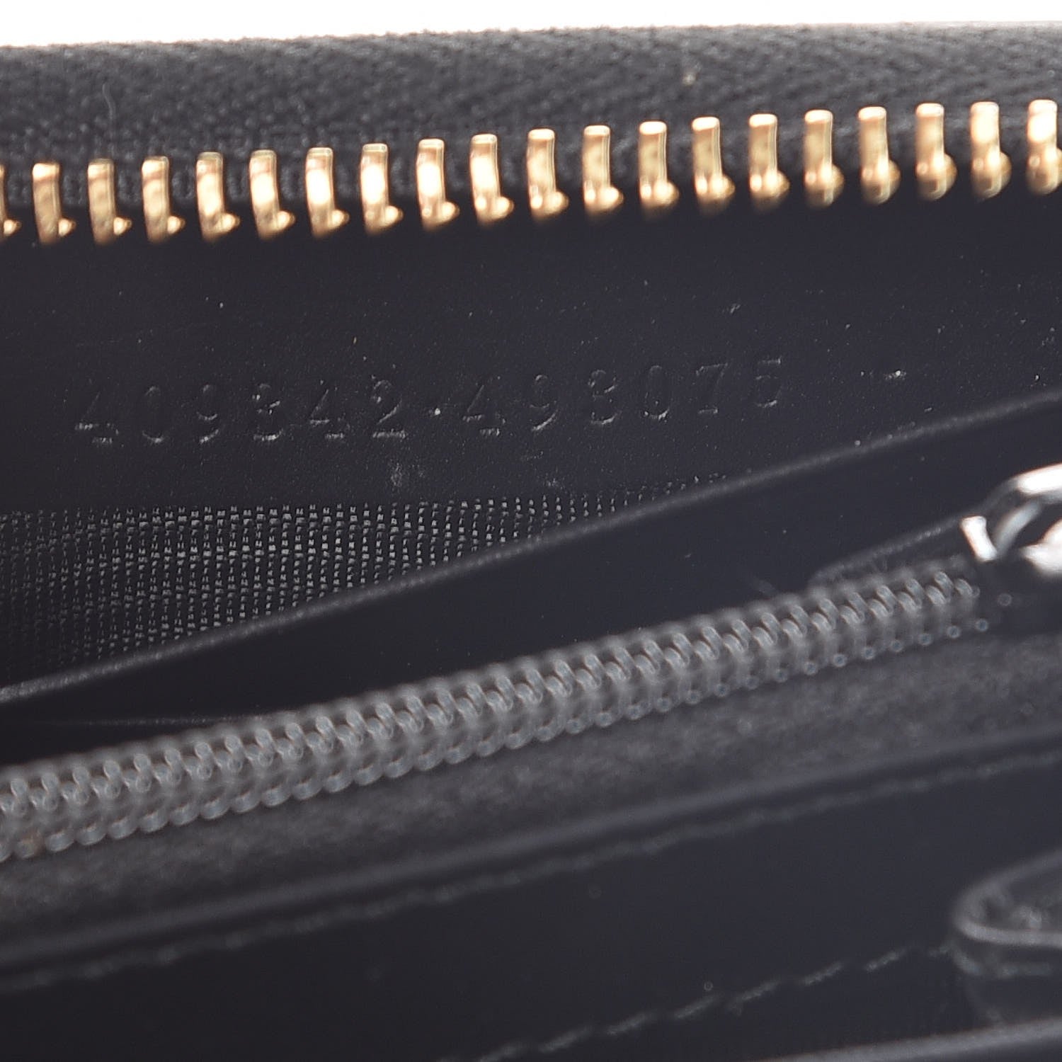 Gucci Guccissima Icon Zip Around Wallet Black 7 of 9