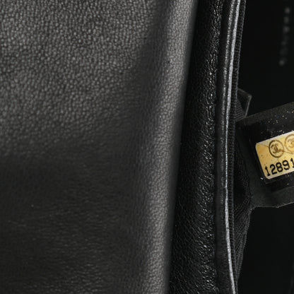 Chanel Lambskin Half Moon Wallet On Chain WOC Black 8 of 11