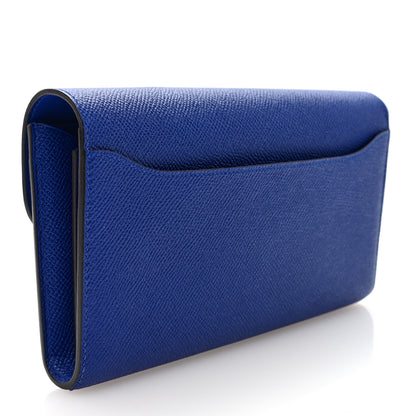 Hermes Epsom Constance Long Wallet Bleu Electrique 3 of 7