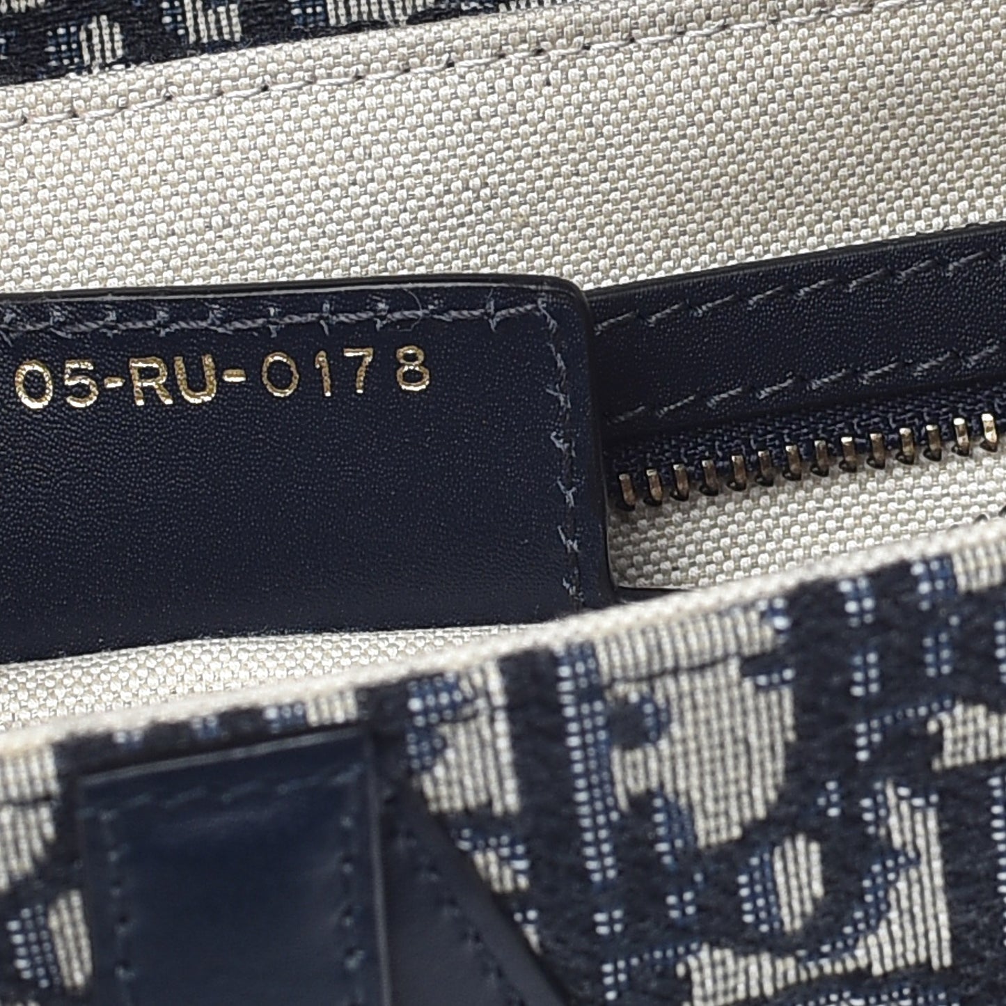 Oblique Saddle Bag Blue
