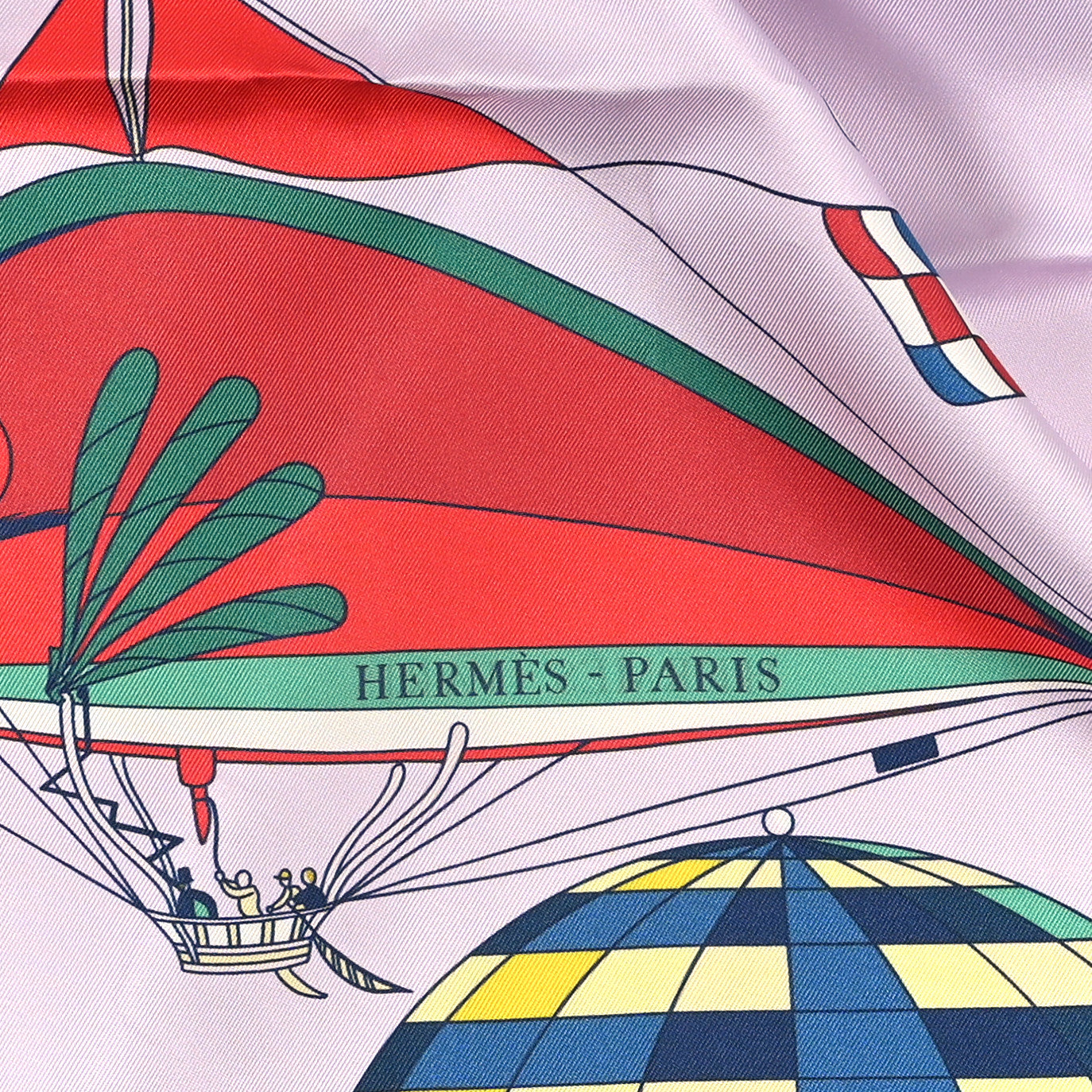 Silk Les Folies Du Ciel Double Face Scarf 90