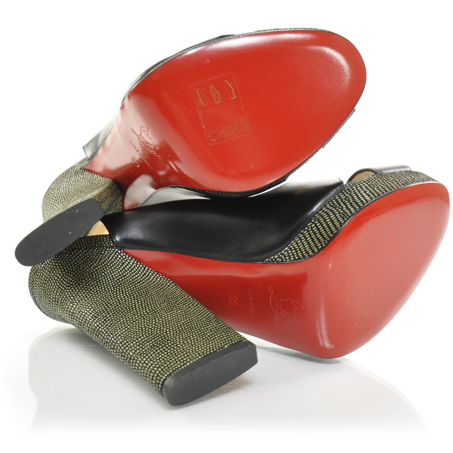 Christian Louboutin Leather New Marpoil 120 Slingback Pumps 39 3 of 6