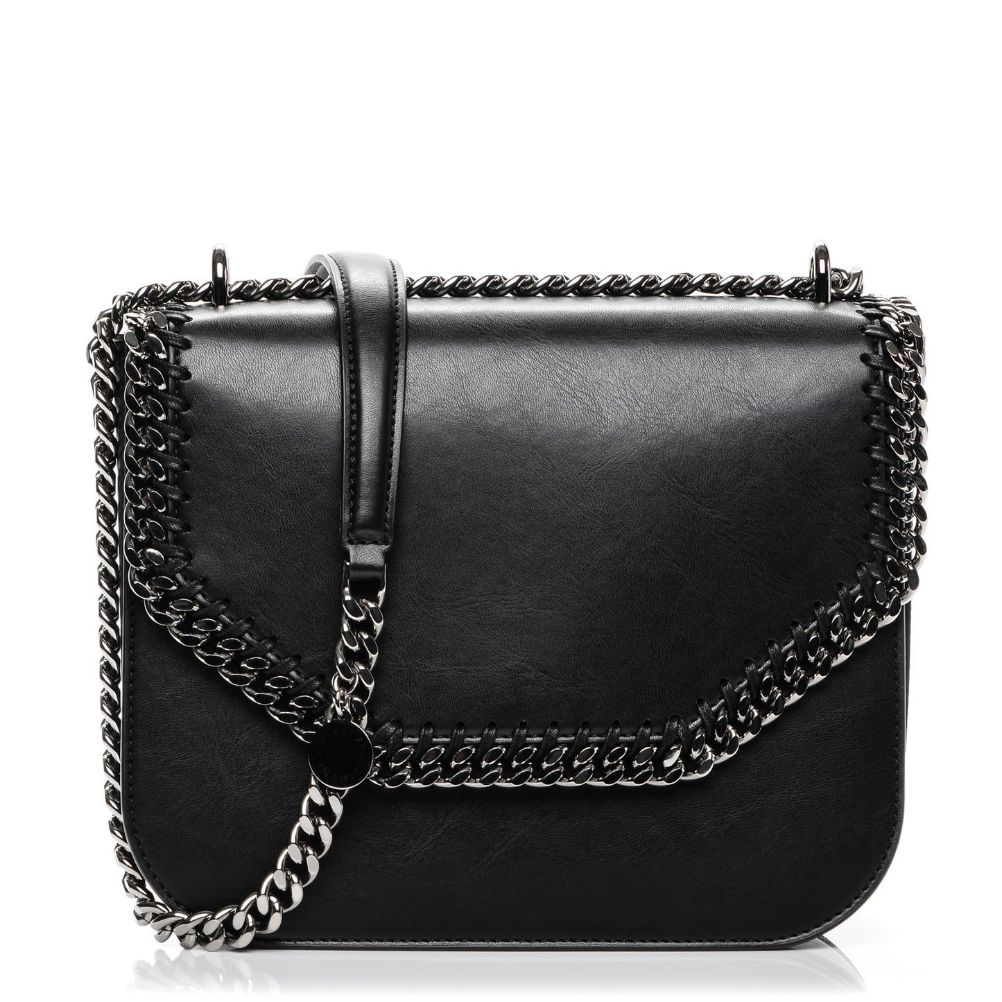 Eco Alter Nappa Falabella Box Shoulder Bag Black