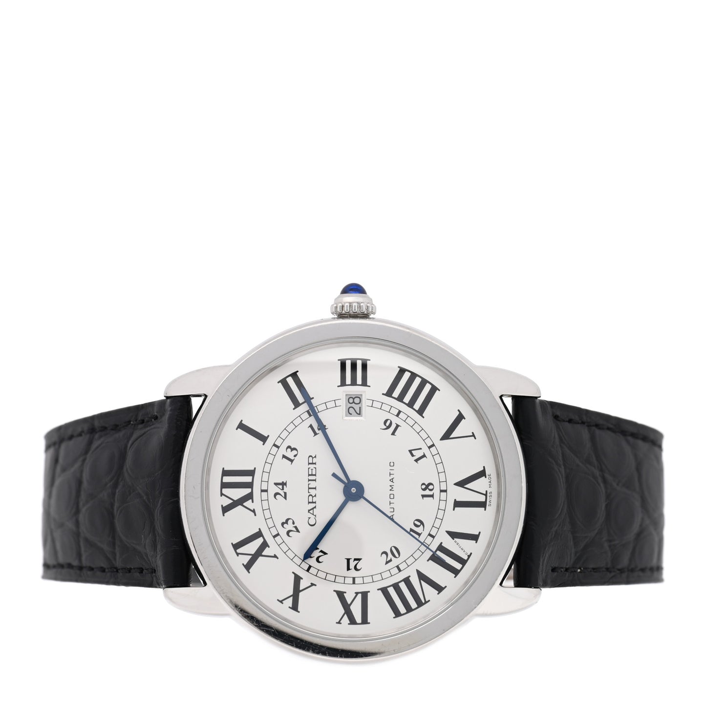 Stainless Steel Alligator 42mm Ronde Solo Automatic Watch