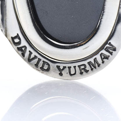 David Yurman Sterling Silver 18K Yellow Gold Oval Cable Locket Pendant 4 of 6