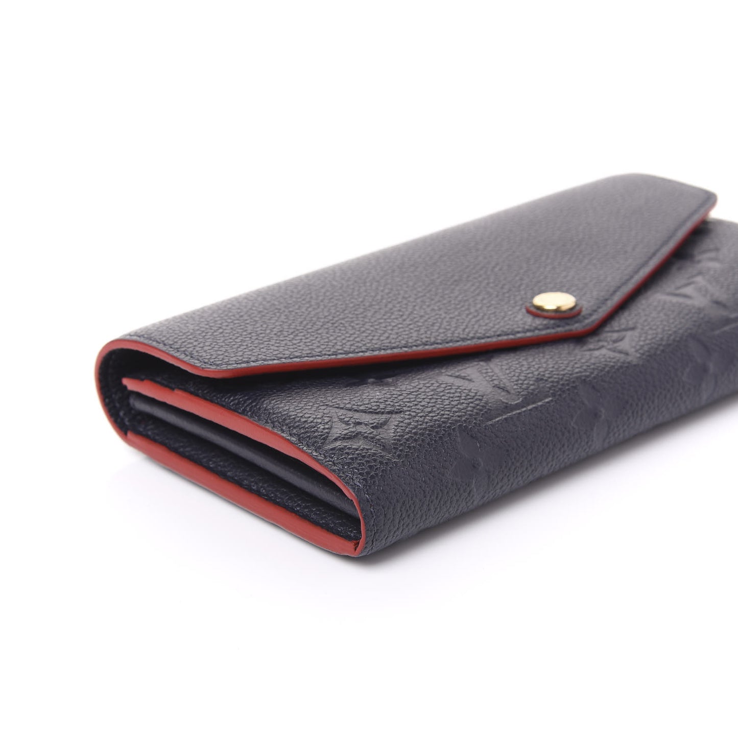 Empreinte Sarah Wallet NM Marine Rouge