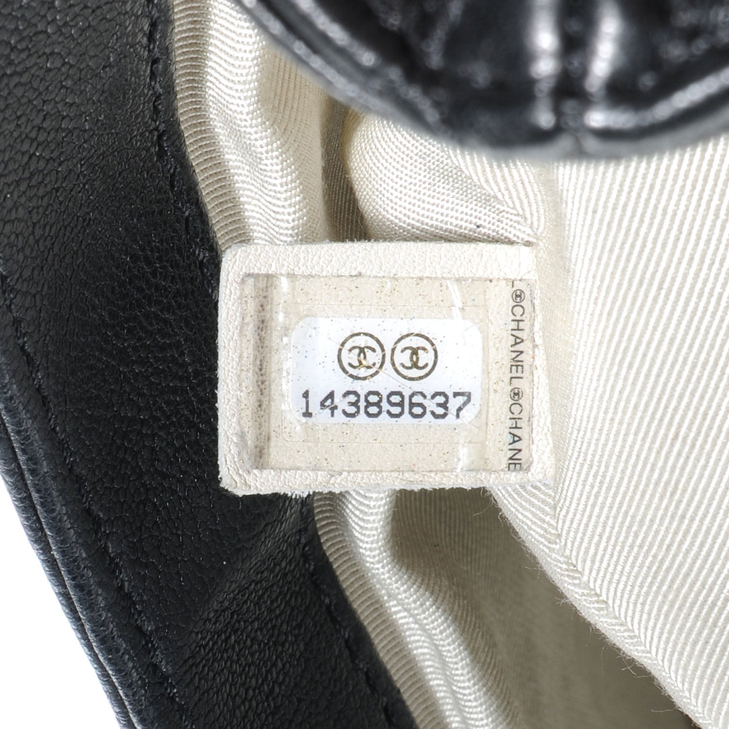 Chanel Washed Lambskin Chain Around Medium Messenger Black 7 of 7