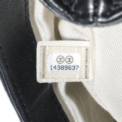 Chanel Washed Lambskin Chain Around Medium Messenger Black 7 of 7