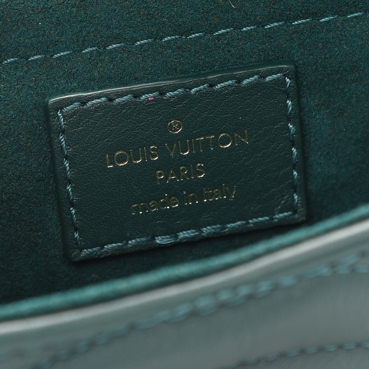 Louis Vuitton Calfskin New Wave Chain PM Emerald 6 of 8