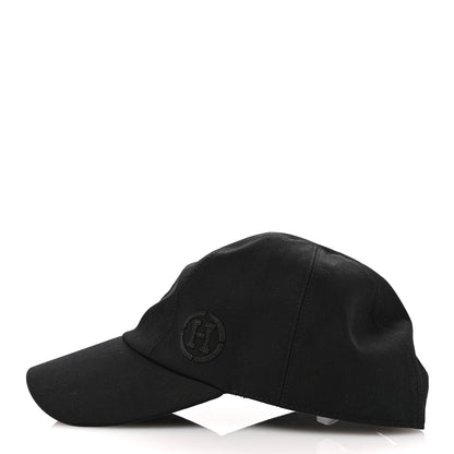 Hermes Cotton Miles H Circle Hat 58 Black 4 of 9