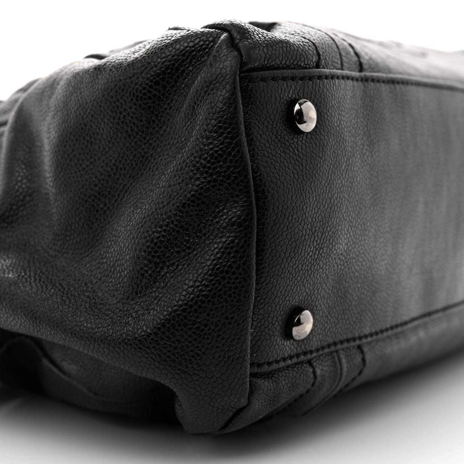 Chanel Glazed Caviar Modern Chain Tote Black 9 of 14