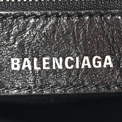 Balenciaga Agneau Arena Crystal Neo Cagole Handbag XS Black 6 of 10