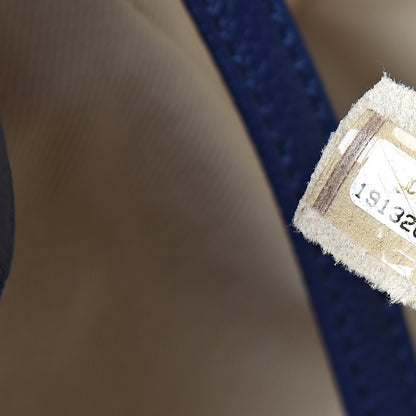 Chanel Grained Calfskin Stitched CC Pocket Tote Navy Blue 7 of 11