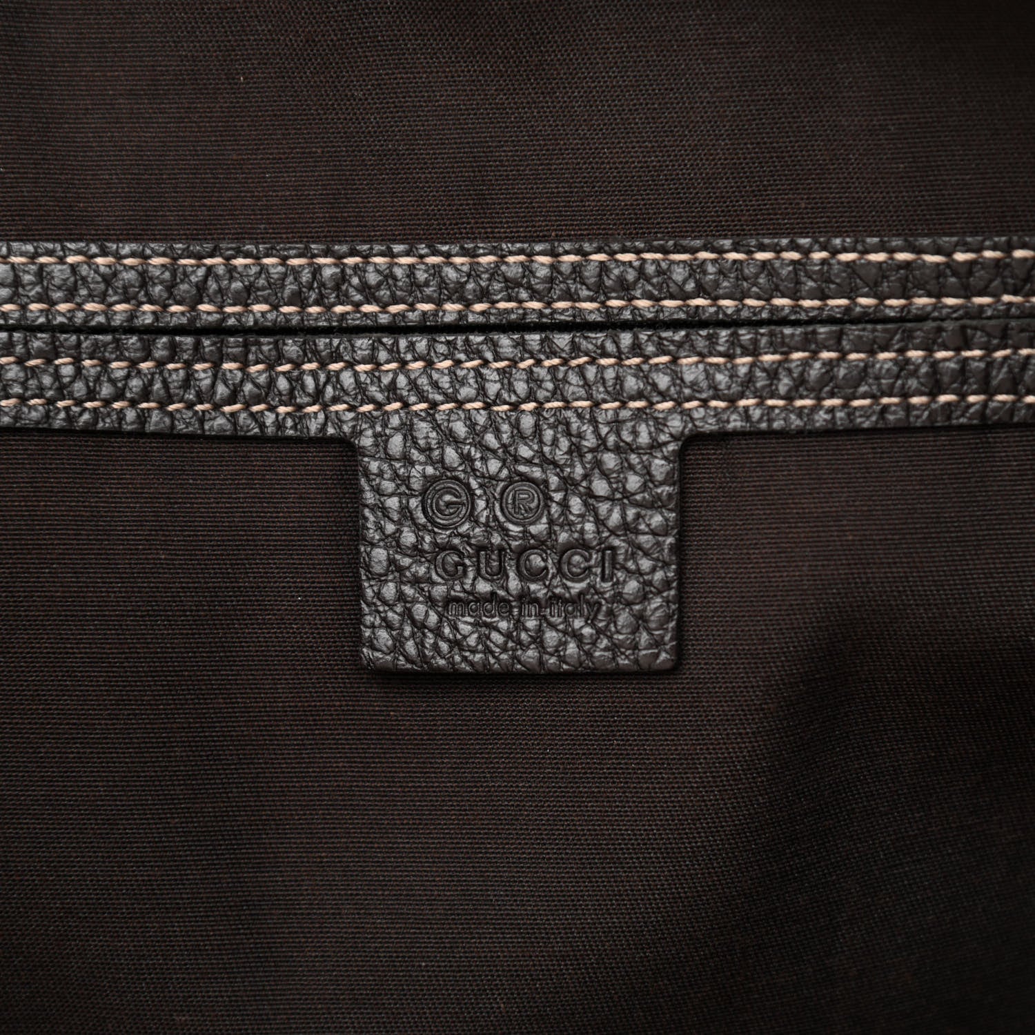 Gucci Crystal Monogram Medium Abbey Shoulder Bag Dark Brown 6 of 10