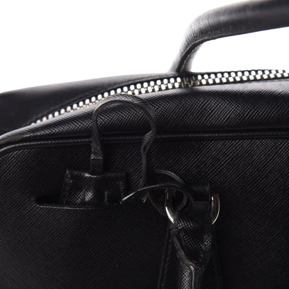 Prada Saffiano Lux Bowler Black 10 of 10