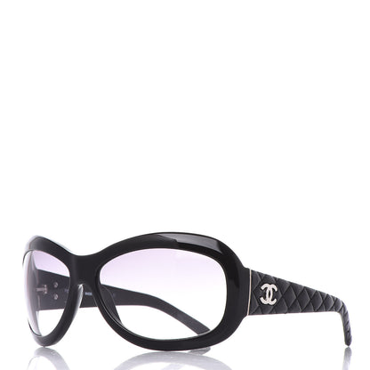 Chanel Lambskin Quilted CC Sunglasses 5116-Q Black 1 of 7