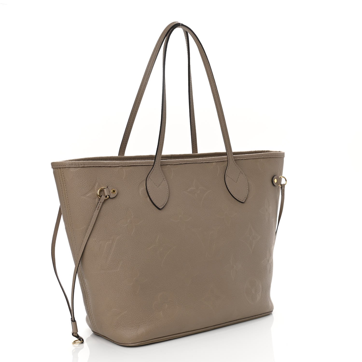 Louis Vuitton Empreinte Monogram Giant Neverfull MM Tourterelle 3 of 9