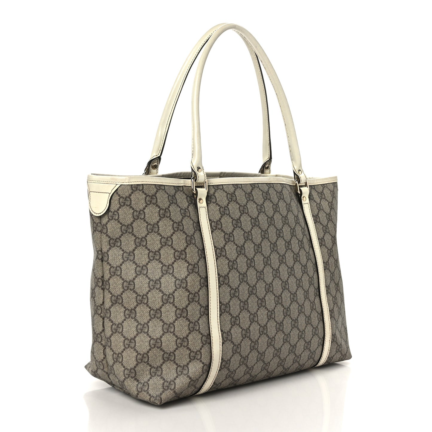 GG Plus Monogram Medium Joy Tote Off White